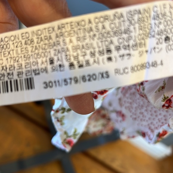 Zara Viscose Cherry Floral Patchwork Print Romper - Picture 10 of 11